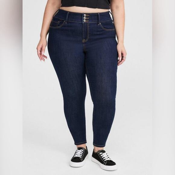 Torrid Jegging Skinny Super Soft High-Rise Jeans 26S NWT - Picture 4 of 10